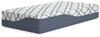 12 Inch Chime Elite 2.0 - Twin Mattress - White / Blue Sierra Sleep® by Ashley