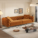 3 In 1 Convertible Sleeper, Deep Seat Pull Out Sofa Bed, Button Tufted Home Essentials