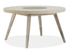Lenox - Round Dining Table - Warm Silver Magnussen Furniture