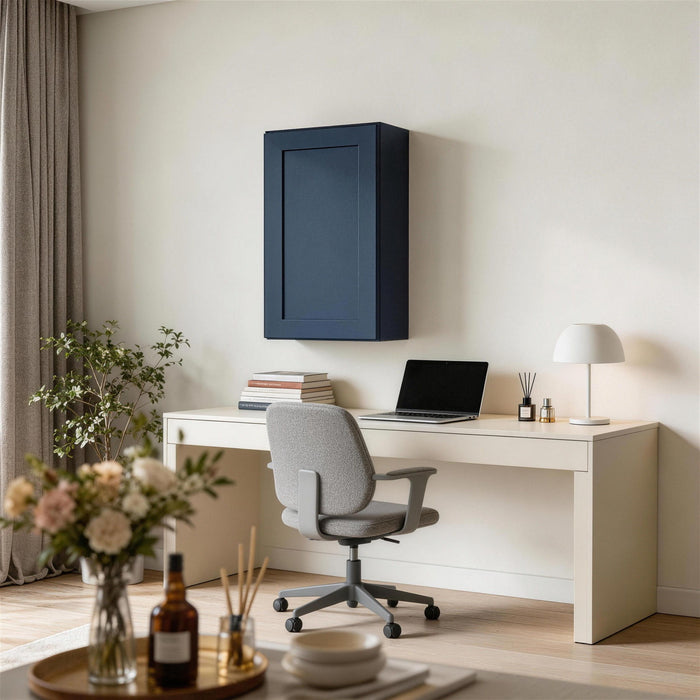 Shaker Wall Cabinet With 2 Adjustable Shelves Home Essentials