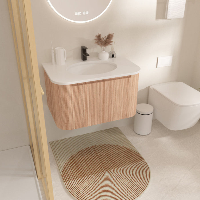 Wall Mounted Bathroom Vanity With Sink Home Essentials
