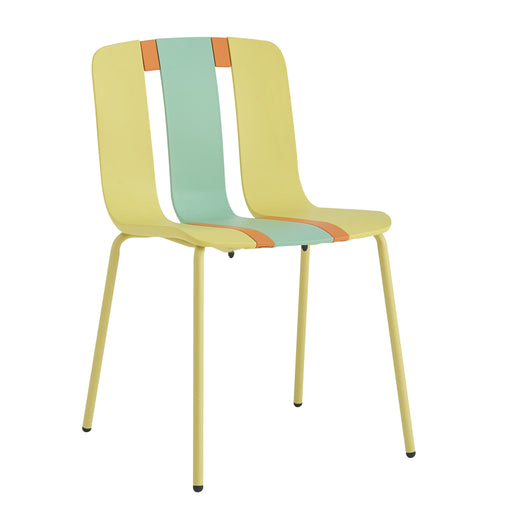 Modern Striped Blocking Single Chairs (Set of 4) Home Essentials