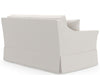 Madison - Skirted Loveseat LAF, Special Order - White Universal Furniture