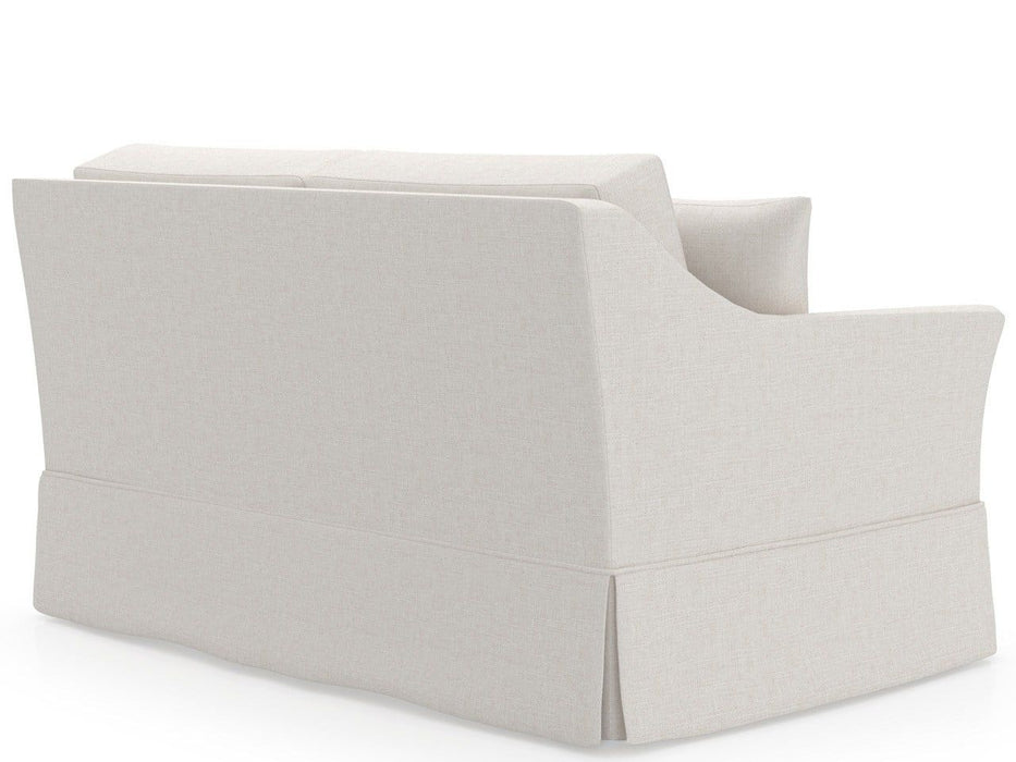 Madison - Skirted Loveseat LAF, Special Order - White Universal Furniture