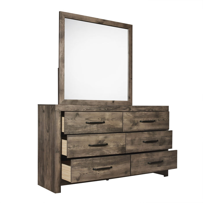 Misty Lodge - Mirror - Greige New Classic