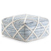 Cowan - Handcrafted Square Pouf Simpli-Home