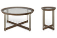 Elora - Round Cocktail Table Set Magnussen Furniture