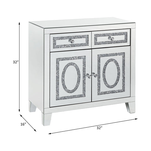 Noralie - Cabinet - Mirrored & Faux Diamonds ACME