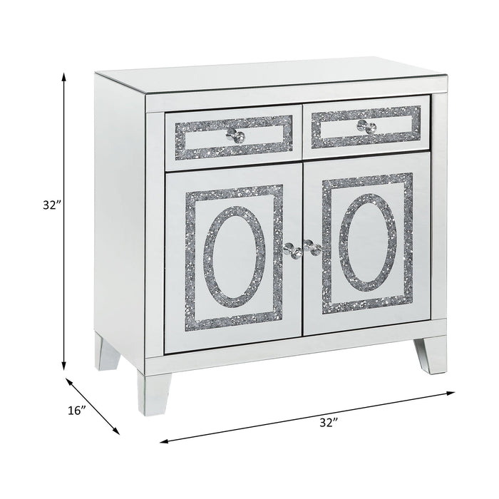Noralie - Cabinet - Mirrored & Faux Diamonds ACME