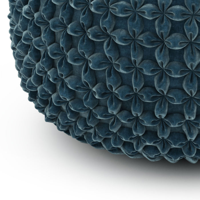 Renee - Handcrafted Round Pouf Simpli-Home