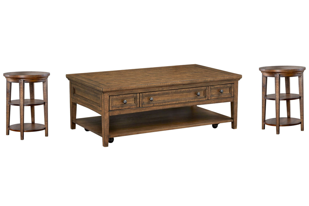 Bay Creek - Rectangular Cocktail Table Set Magnussen Furniture