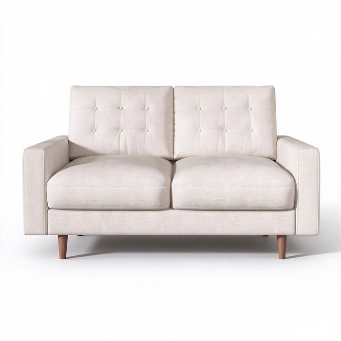 Loveseat Sofa, Tufted Back Upholstered 2 Seat Couch US Pride