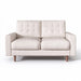 Loveseat Sofa, Tufted Back Upholstered 2 Seat Couch US Pride