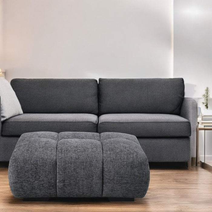 Chosen - Ottoman - Gray Chenille ACME