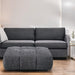 Chosen - Ottoman - Gray Chenille ACME