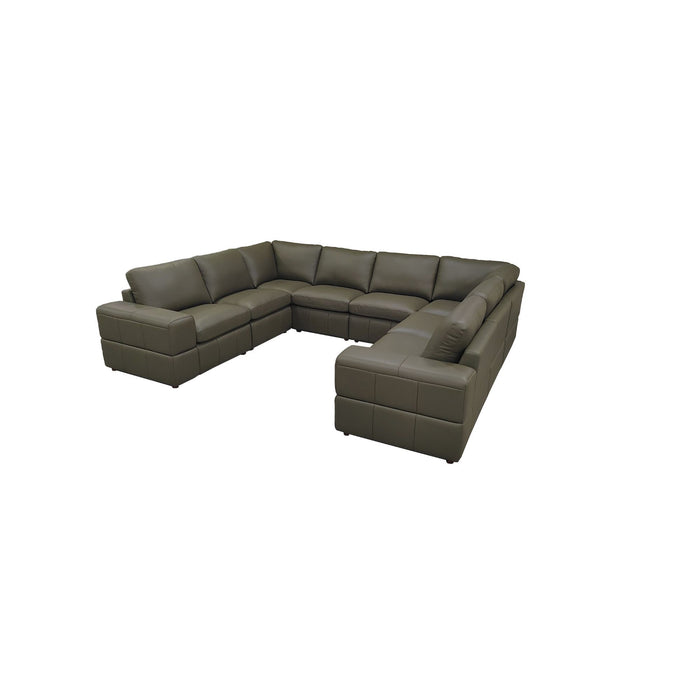 Modern Sectional Sofa With Large Square Arms Home Essentials