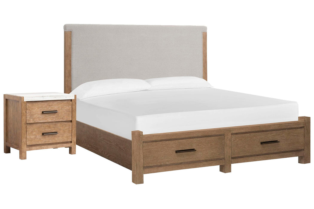 Plum Creek - Upholstered Panel Storage Bedroom Set Magnussen Furniture
