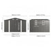 Outdoor Storage Shed With Lockable Doors Daily Nest