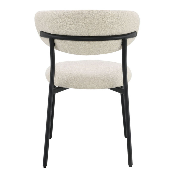 Jirina - Side Chair (Set of 2) - Beige Chenille ACME