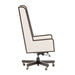 Belmont Place - Swivel Desk Chair - Espresso / Cream Michael Amini
