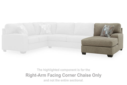 Newellen - RAF Corner Chaise - Beige Benchcraft®
