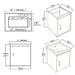 Floating Bathroom Vanity Combo, Wall Mounted Cabinet With Sink & Soft Close Doors For Small Bathrooms Home Essentials