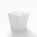 End Table With 2 Cup Holders And 1 Tablet Holder For Outdoor - White Home Essentials