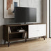 Amidon - TV Stand, With 2 Storage Shelves And 1 Cabinet US Pride