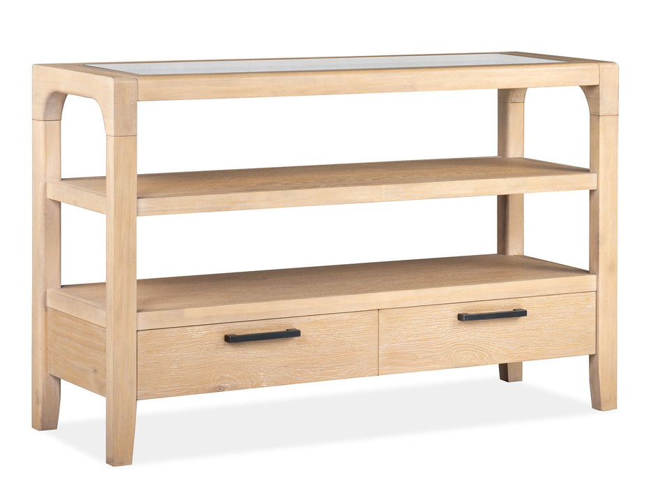 Somerset - Open Buffet - Butternut and Omari Natural Magnussen Furniture