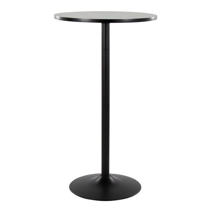 Pebble - Mid Century Modern Table Adjusts From Dining To Bar