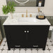 Bathroom Vanity Set, Sink And Faucet Holes Included - Black Home Essentials