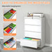 Lateral File Cabinet, Locking Heavy Duty, Anti-Tip Safety Interlock, Vertical Storage For Letter/Legal/A4 Files Home Essentials
