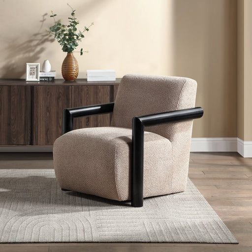 Jetta - Accent Chair - Latte & Black ACME