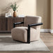 Jetta - Accent Chair - Latte & Black ACME