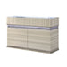 Leonor - 6 Drawer Dresser - Gray Matrix Furniture Group