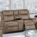 Modern Manual Motion Living Room Set With Hidden Cup Holders Home Essentials