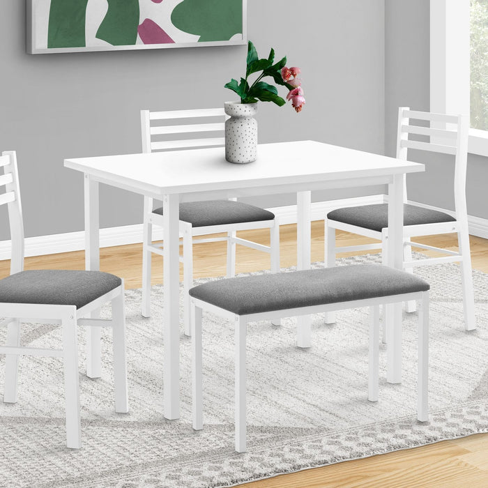 Dining Set, 5 Pieces Set, Rectangular, Small, Contemporary & Modern 8th Street