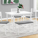 Dining Set, 5 Pieces Set, Rectangular, Small, Contemporary & Modern 8th Street
