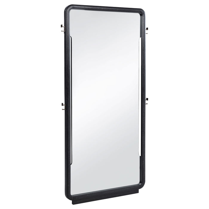 Bangor - Full Length Floor Mirror - Black Furniture Max