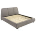 Modern Upholstered Platform Bed With Tufted Headboard Furniture Max