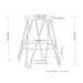 Simeon - Multifunctional Metal Stool With Wood Seat Simpli-Home