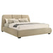 Modern Upholstered Platform Bed With Tufted Headboard Furniture Max