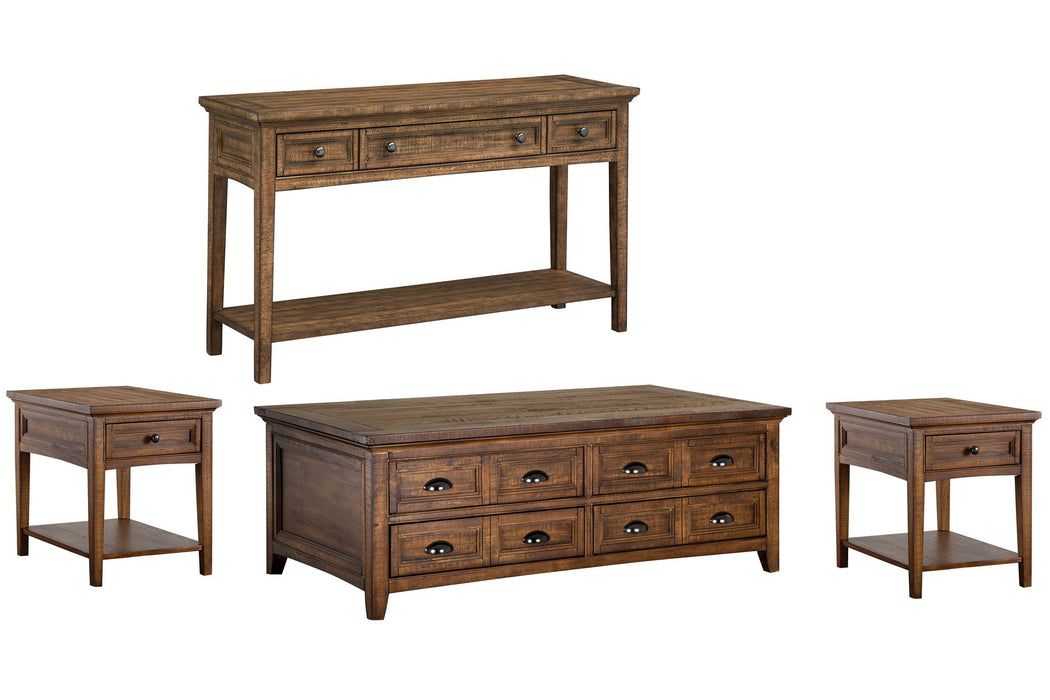 Bay Creek - Lift Top Storage Cocktail Table Set Magnussen Furniture