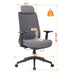 High Back Breathable Ergonomic Office Chair With Adjustable Headrest & 5D Armrest, Height Adjustable Swivel - Antique Gray Home Essentials