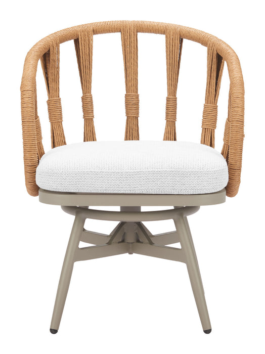Safal - Outdoor Swivel Dining Chair - Multicolor Zuo Modern