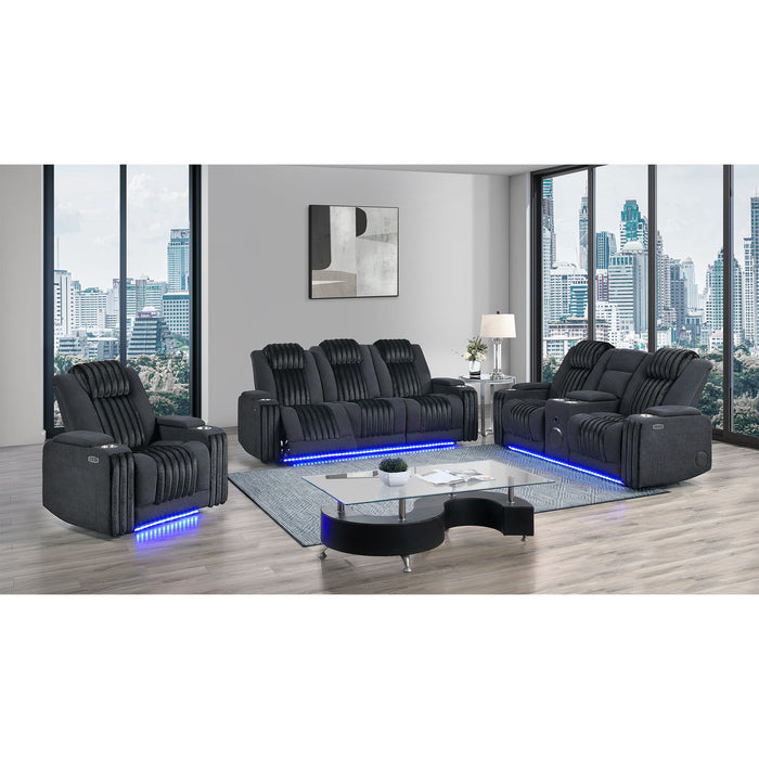 Duran - Power Reclining Sofa With Power Headrest Global Furniture USA