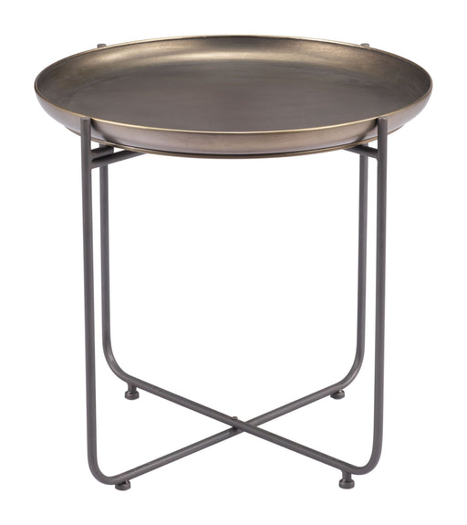Bronson - Side Table - Bronze Zuo Modern