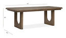 Westbourne - Extendable Trestle Dining Table - Dark Umber Magnussen Furniture