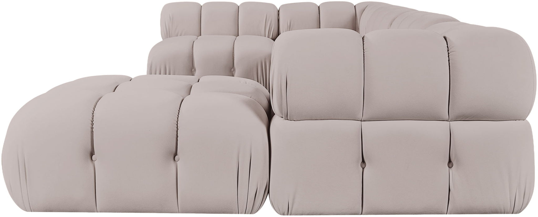 Orin - 6 Piece Modular Sectional (3 Modular Chairs, 2 Corner Chairs & Ottoman) Meridian Furniture