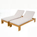 Outdoor Chaise Lounge With 5 Position Adjustable Backrest Noble House